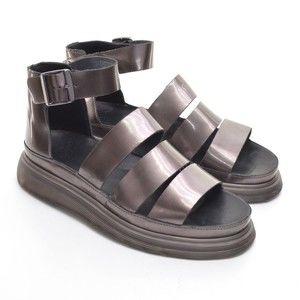 Dr Martens Clarissa Pewter Ankle Strap Sandals 42 / 10